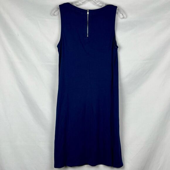 Tommy Bahama Blue Sleeveless Sheath Dress Medium - Picture 2 of 9